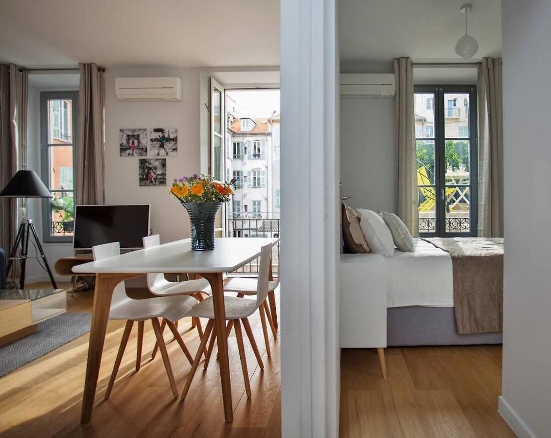 F2 Terrasse, Moderne, Hyper Centre, Clim, Ascenseur- Dubouchage Nice