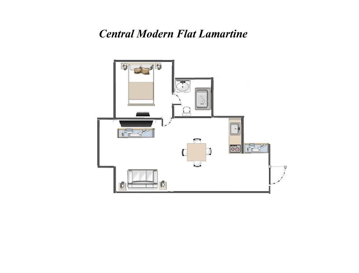 Appartement Modern Flat Lamartine