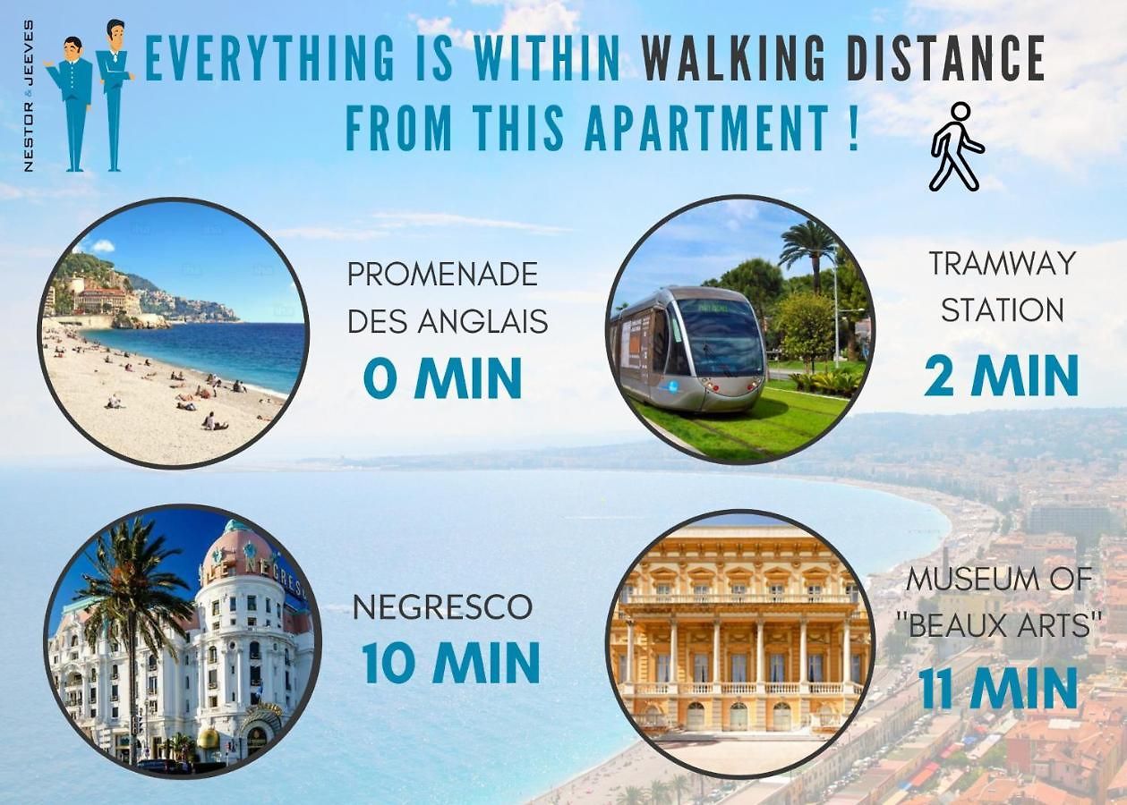 Nestor&jeeves - Ocean Promenade - Terrace With Sea View - Spacious Apartment *