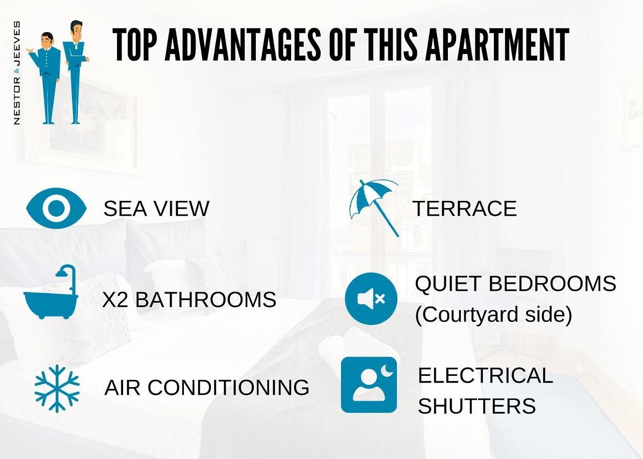 Nestor&jeeves - Ocean Promenade - Terrace With Sea View - Spacious Apartment
