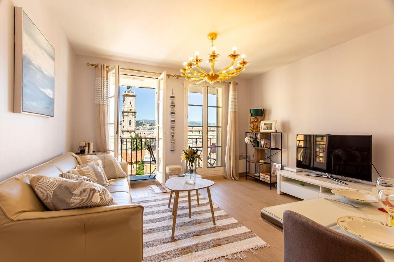 Providence - Elegant F3, Vue Incroyable, Balcon,ascenseur, Wifi Appartement Nice