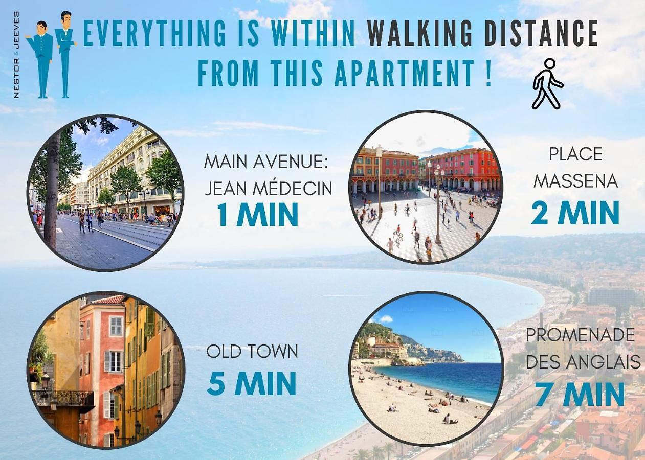 Nestor&jeeves - Palais Liberte - Hyper Center - Shopping Area - Close Sea Appartement