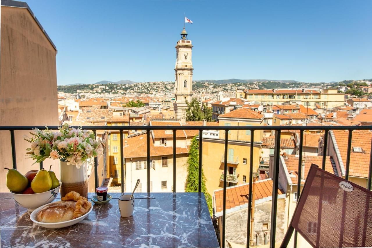 Providence - Elegant F3, Vue Incroyable, Balcon,ascenseur, Wifi Appartement Nice