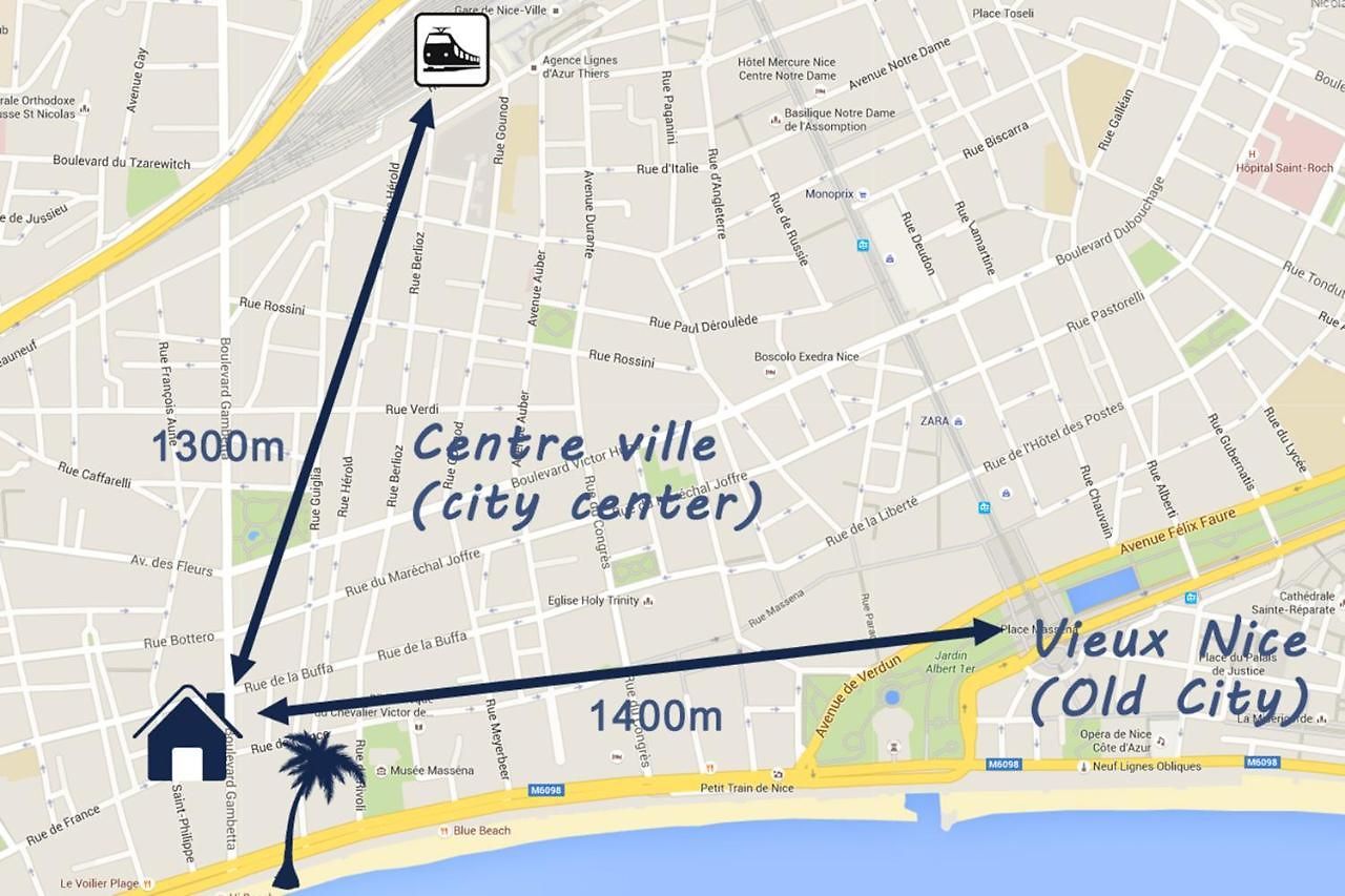 Les Gerardines By Enjoynice, 3-room With Airco And Balcony Nice