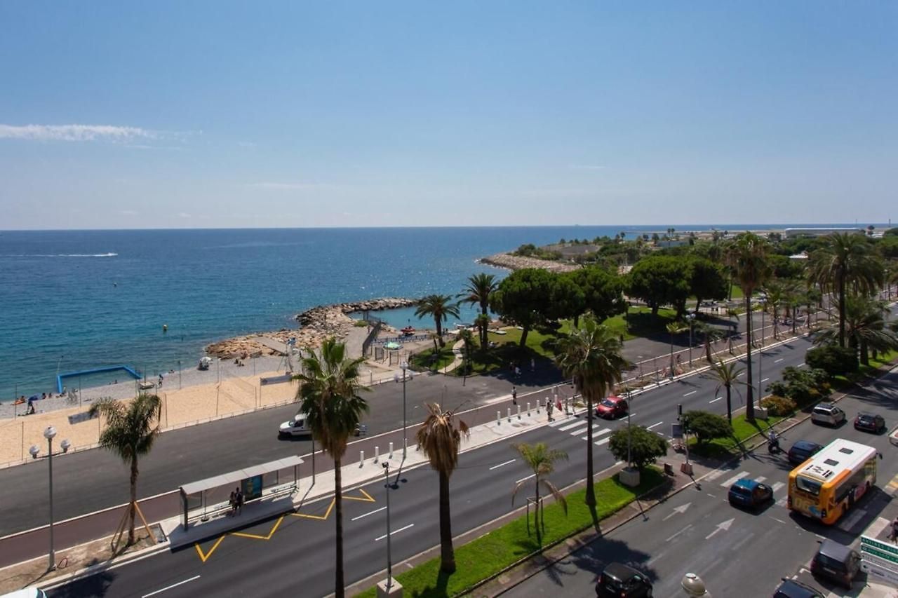 Sunny Private With Sea View Near The Beach * Nice