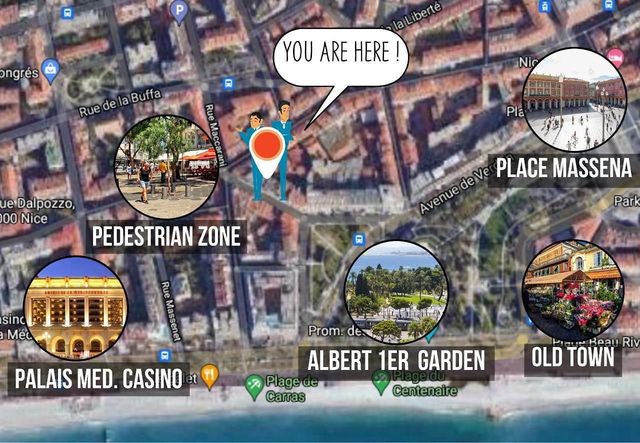 Nestor&jeeves - Cactus Riviera - Hyper Center - Very Close Sea And Place Massena * Nice