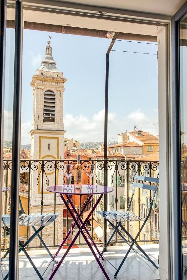 Ross 5- F2, Lumineux, Balcon, Loft, Clim, Vieux-nice Apartment
