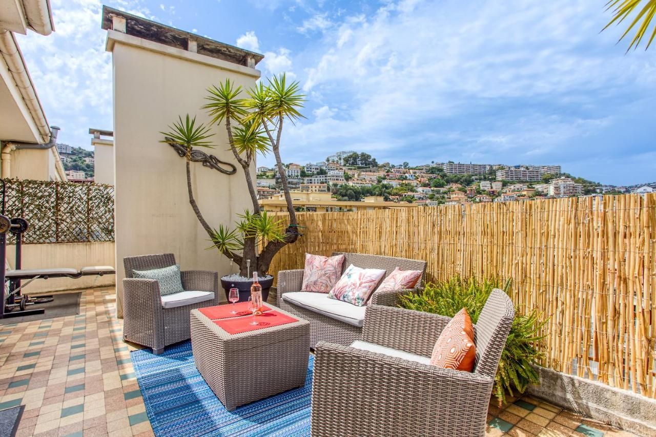 Le Mantega - F2 Moderne,centre Ville, 2 Grandes Terrasses,climatisation, Ascenseur * Nice
