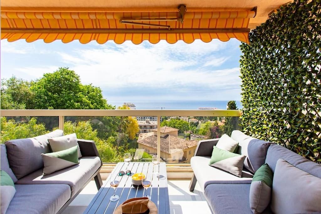 Riviera - La Terrasse De Clairefontaine - Swimming Pool - Fabron Appartement 4*