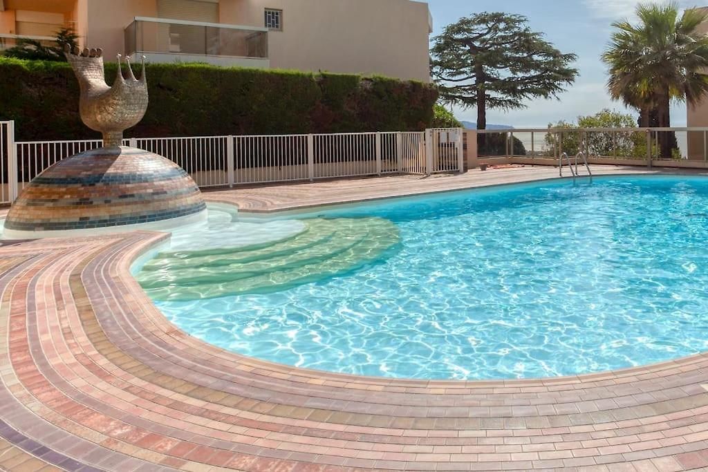 Appartement Riviera - La Terrasse De Clairefontaine - Swimming Pool - Fabron Nice