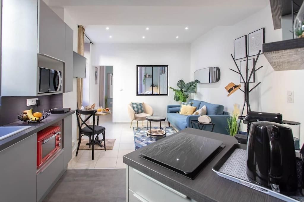 Appartement #20 2p Port/parking/ac/central élégant 5min Promenade Nice