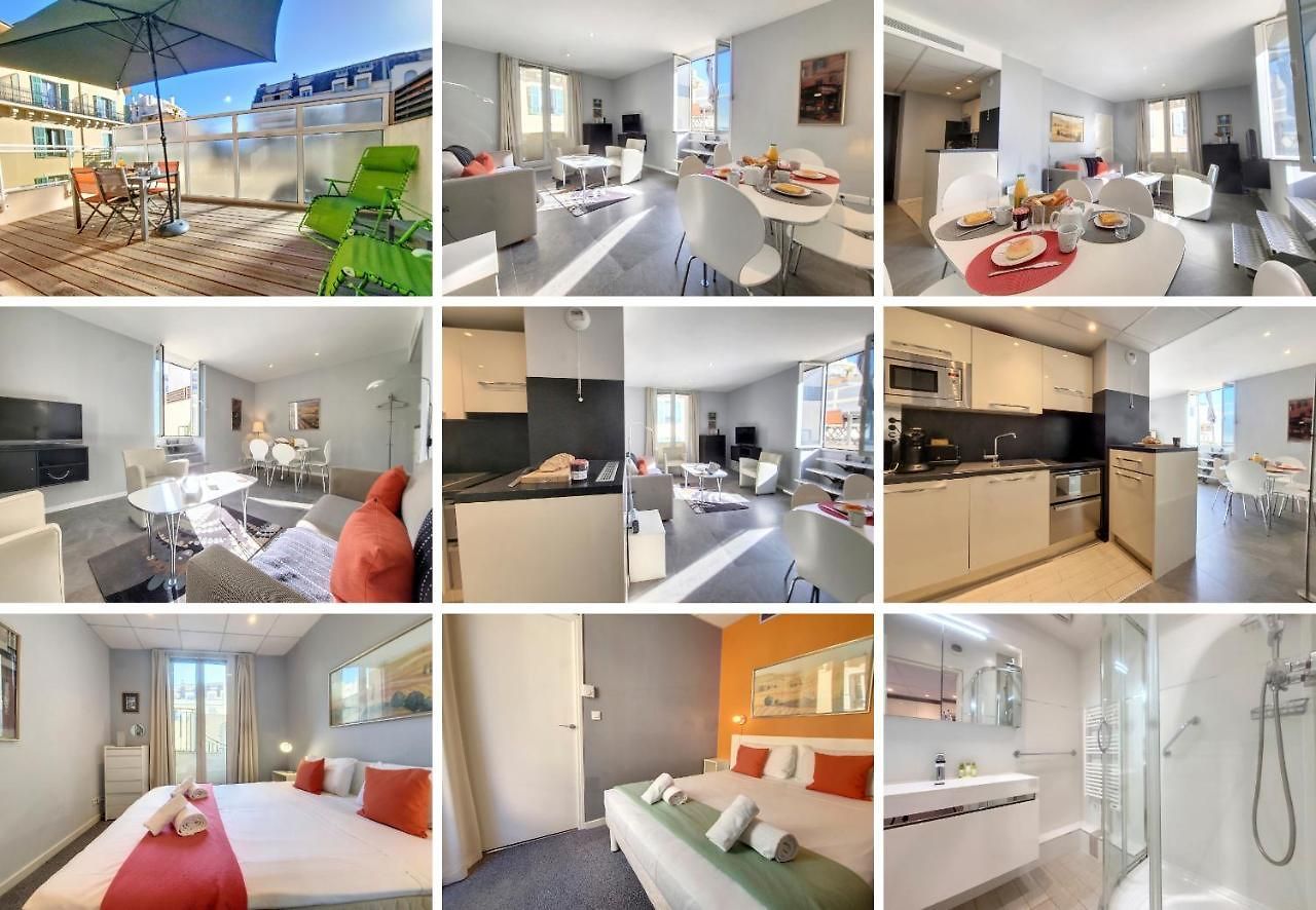 Appartement Nestor&jeeves - Alphonse Karr Terrasse - Hyper Center - Close Sea - Chic Street