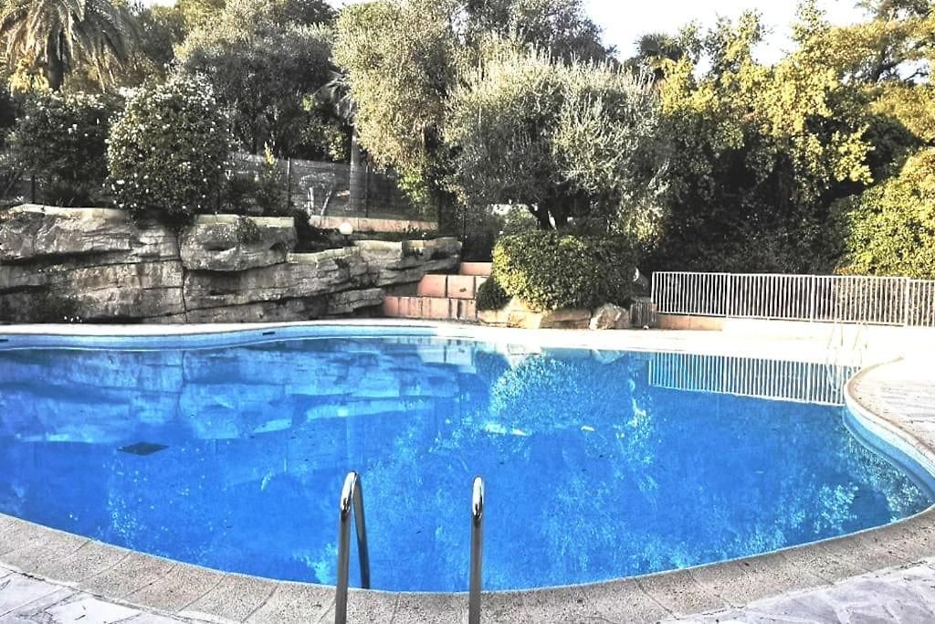 Centre Vue Avec Piscine Pour Famille, Couple D'amis Pas De Groupes De Jeunes Autorisés Appartement Nice