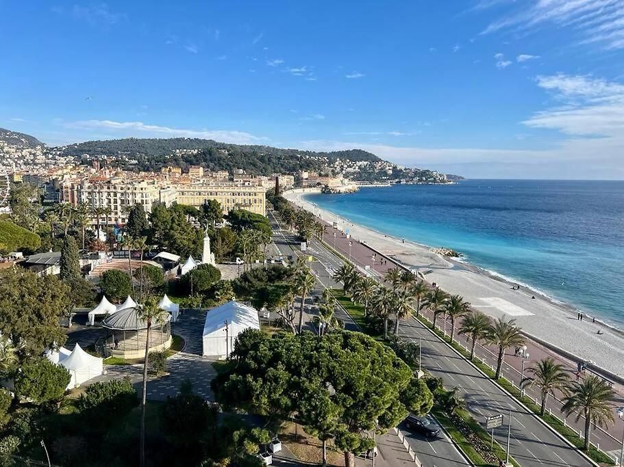Bd Grosso 4 Prs, 300m Plage, Clim, Parking Apartment Nice