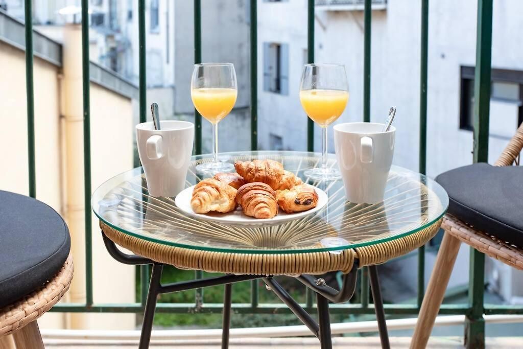 L19 Staywiz Us - 1bdr Massena 2mins Sea Promenadeac Balcony Nice