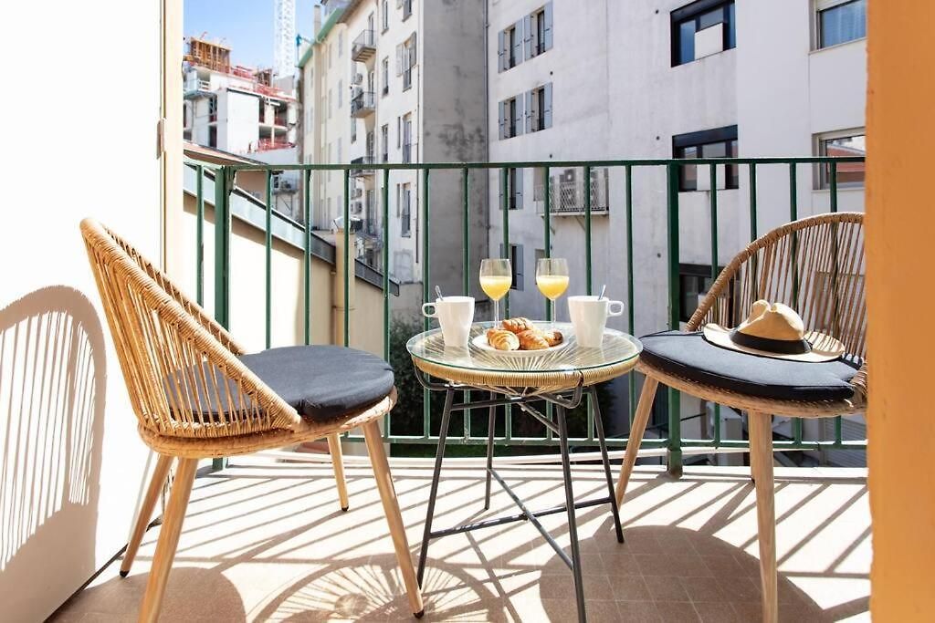 L19 Staywiz Us - 1bdr Massena 2mins Sea Promenadeac Balcony Nice