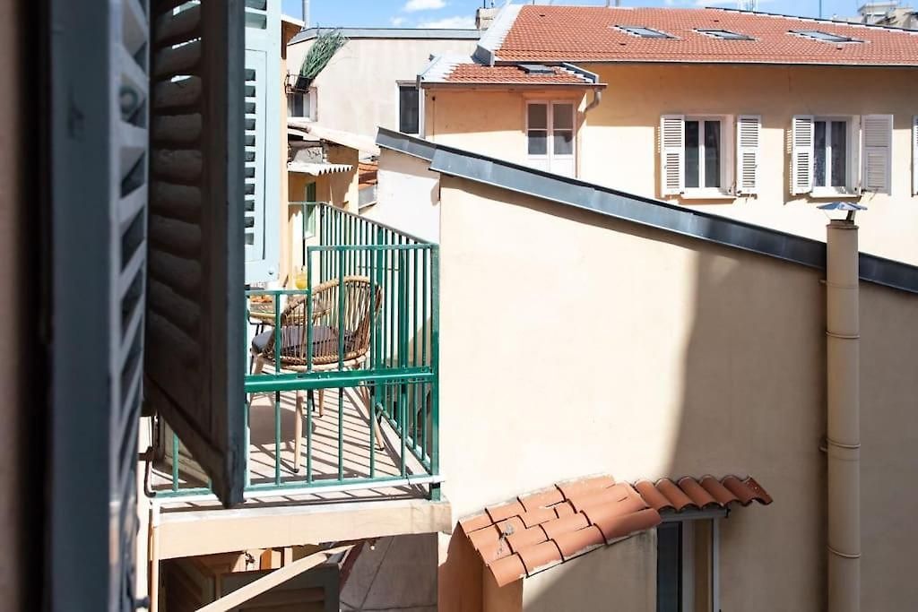 L19 Staywiz Us - 1bdr Massena 2mins Sea Promenadeac Balcony Appartement *