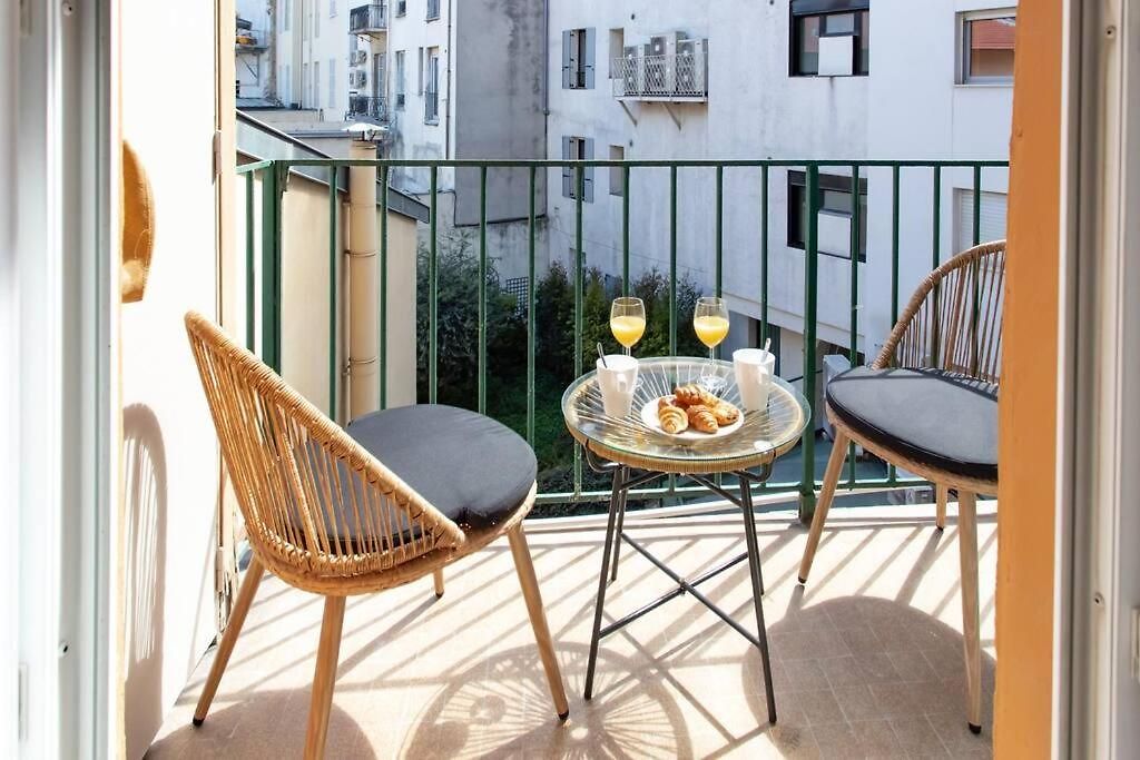 L19 Staywiz Us - 1bdr Massena 2mins Sea Promenadeac Balcony Nice