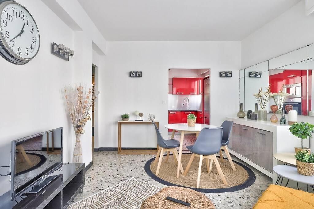 Appartement L29 Staywiz Us - Lenval At 1min Walk To Sea Front Ac Balcony