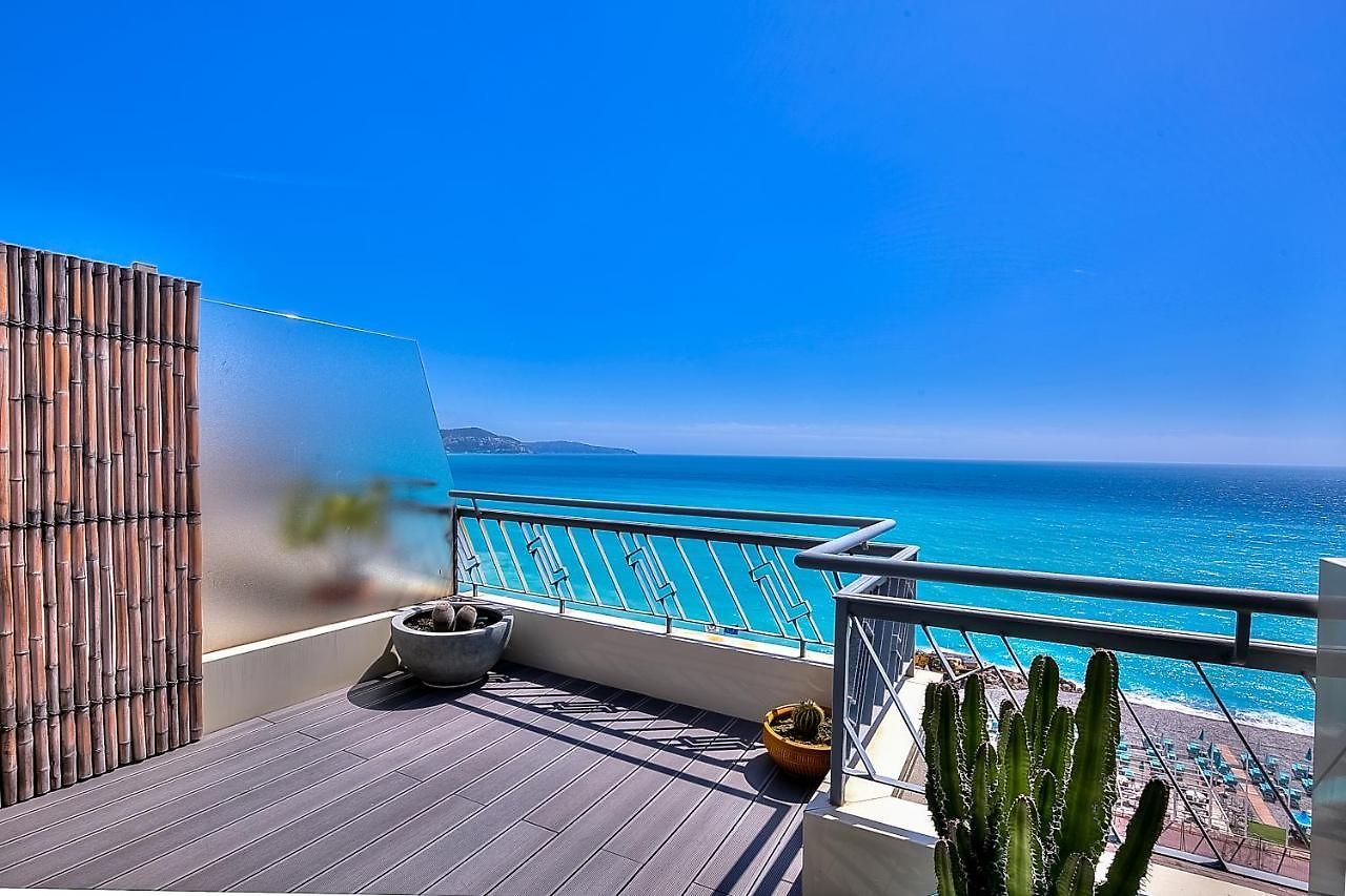 Le Florentina, Dernier étage Avec Terrasse, Vue Sur La Baie Des Anges Nice