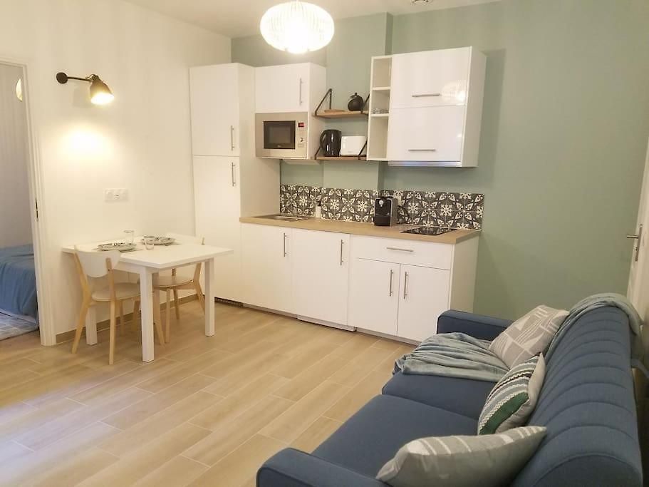 2 Pièces Cosy Neuf Patio Proche - Appartement