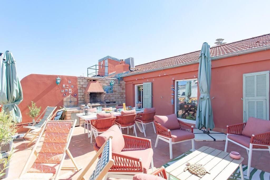 #48 Staywizus - Jean Floor Terrace 5min Walk Sea Ac Nice