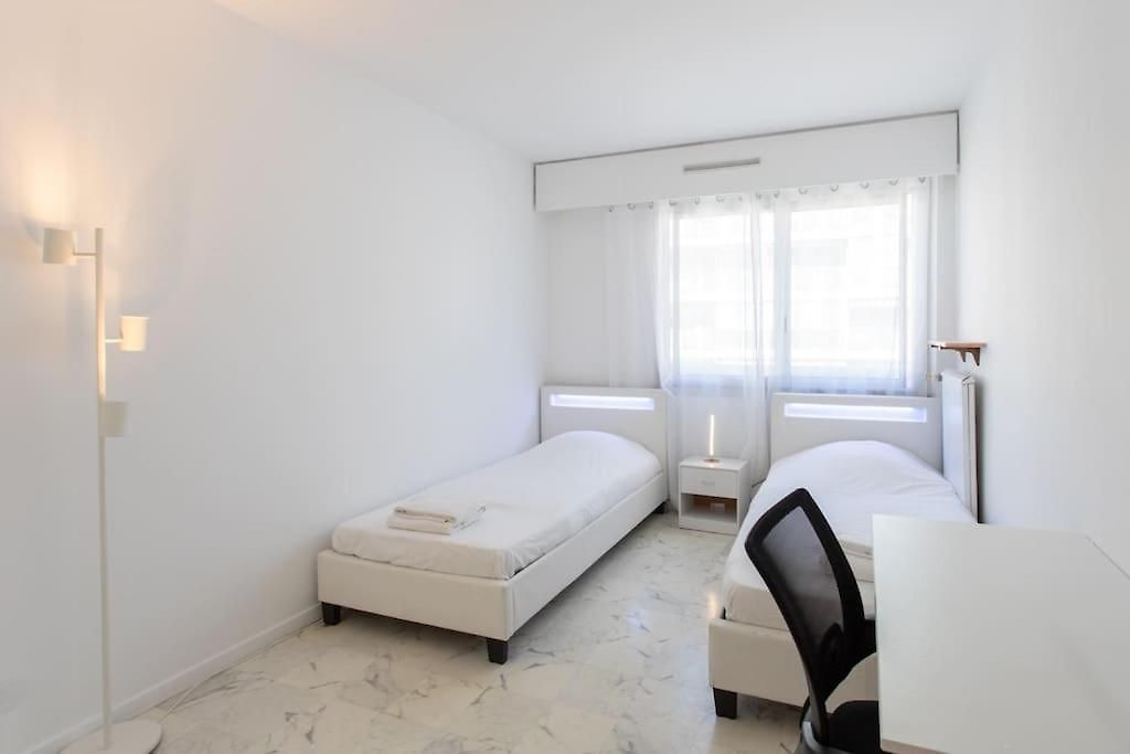 Appartement L28 Staywizus - Californie 1min Walk Sea 3bdr - Ac & Balcony *
