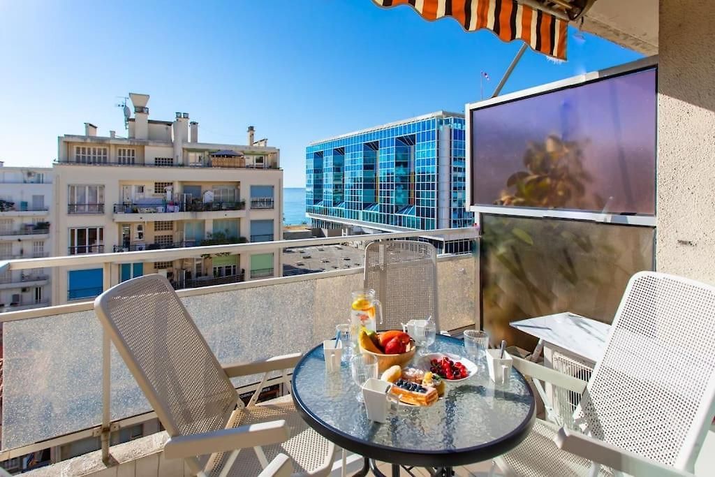 L28 Staywizus - Californie 1min Walk Sea 3bdr - Ac & Balcony Appartement Nice