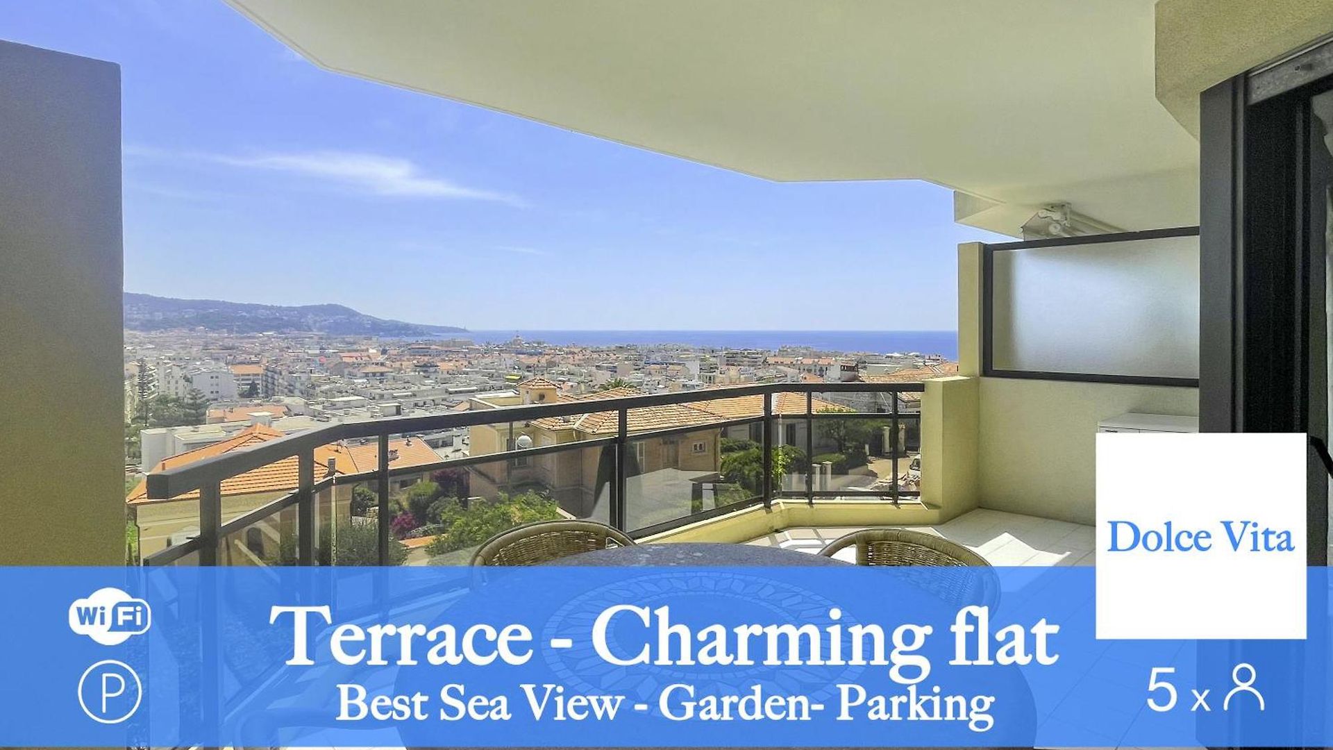 Bh - La Dolce Vita - Parking, Terrasse, 5 Personnes Nice