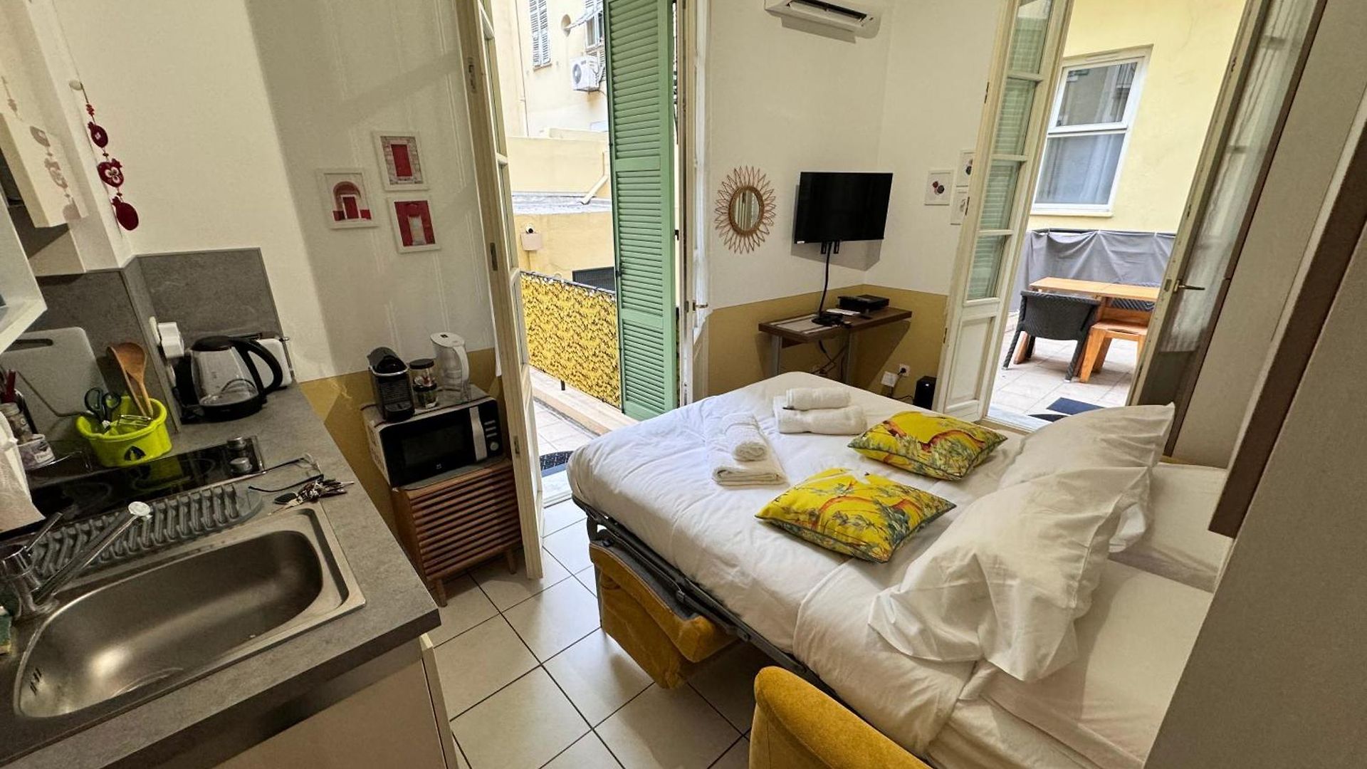 Grimaldi Ac 2 Terraces Wifi 5mins Sea Appartement *
