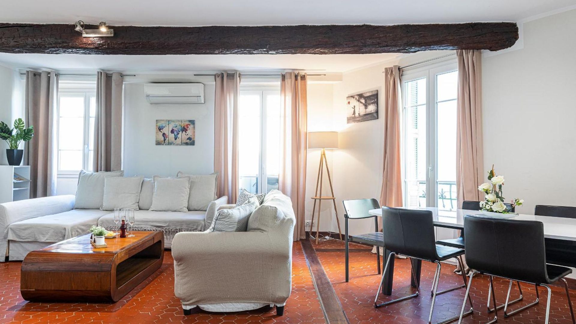 Appartement Large 3 Bdr Old Town - Ac Nice