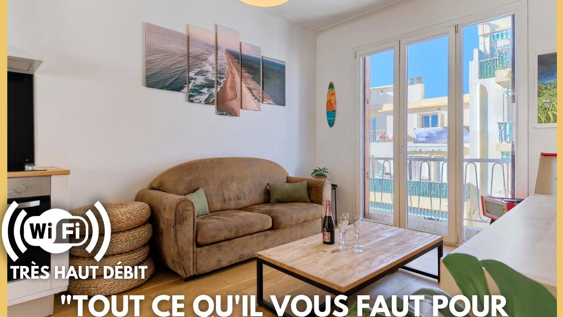 Centre Ville-grand De 50 M2 - Cosy Avec Terrasse -wifi *