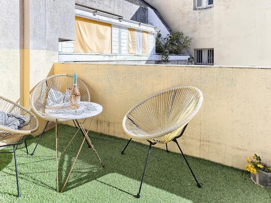 Centre Ville-grand De 50 M2 - Cosy Avec Terrasse -wifi * Nice