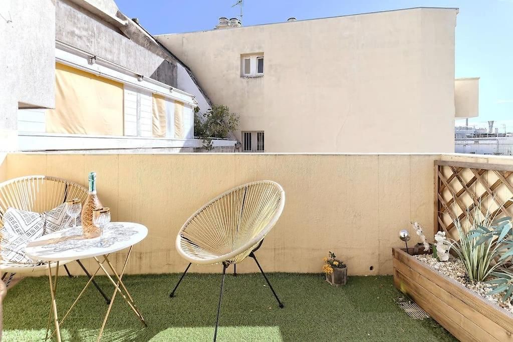 Apartment Centre Ville-grand De 50 M2 - Cosy Avec Terrasse -wifi