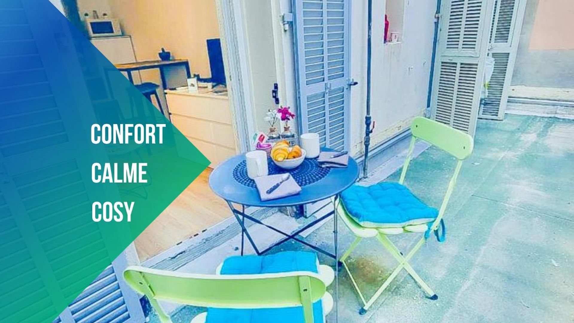 Appartement Hypercentre - Ideal Couple & Amis - Confort - Wifi - Calme - Climatisation - Coin Terasse Nice