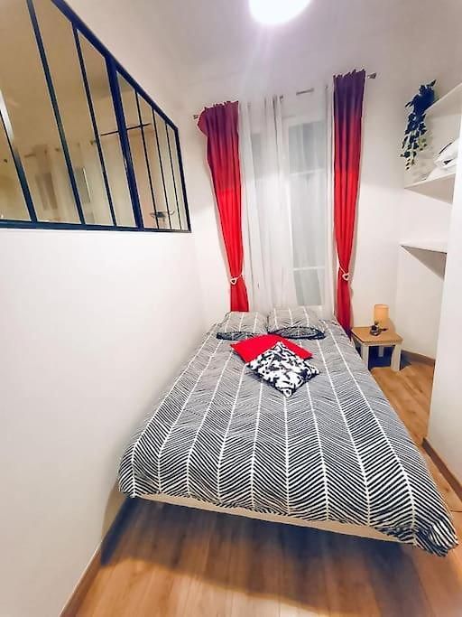 Hypercentre - Ideal Couple & Amis - Confort - Wifi - Calme - Climatisation - Coin Terasse * Nice