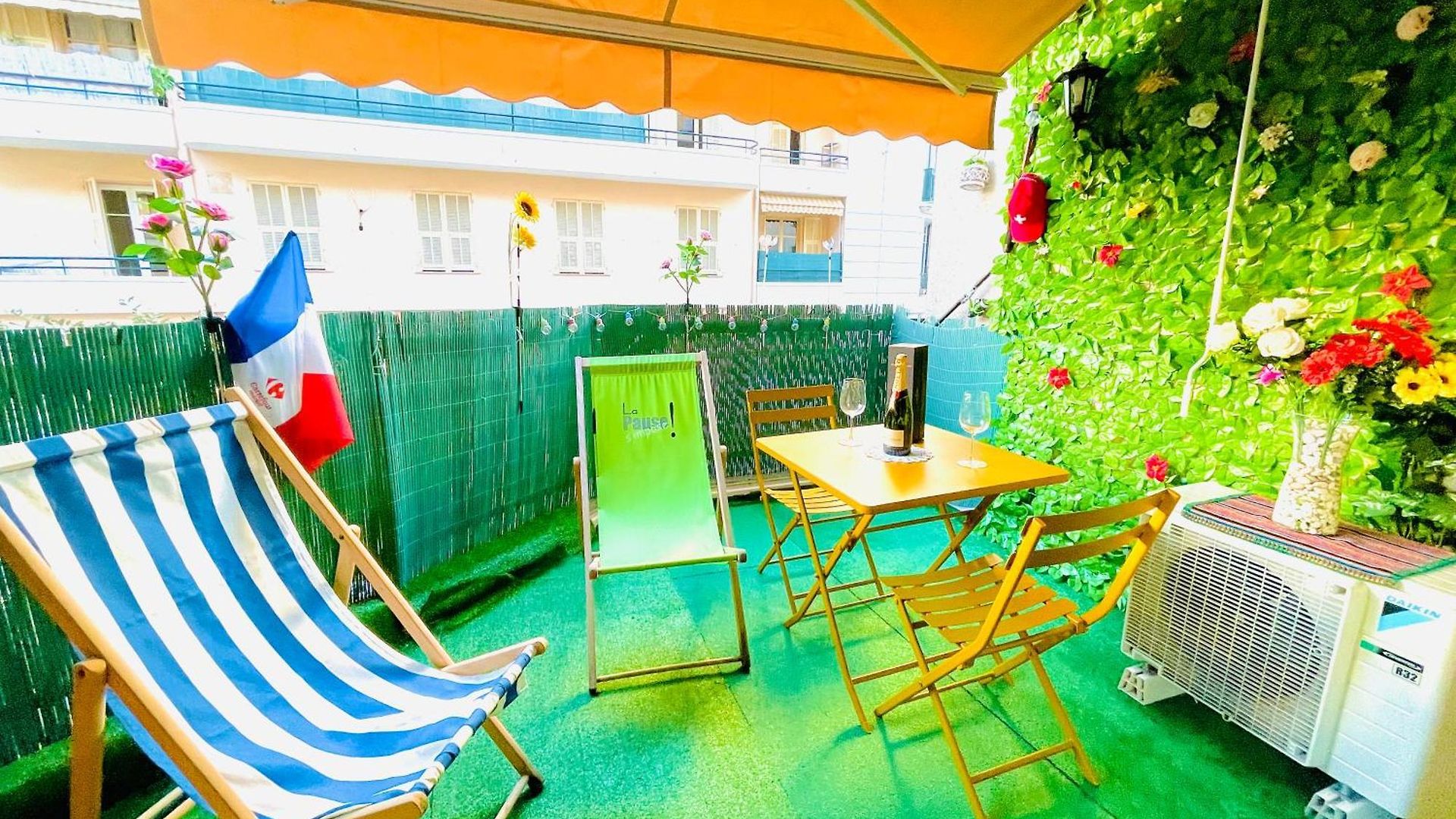 Center Side Free Paddle Beautiful Terrace Apartment Nice