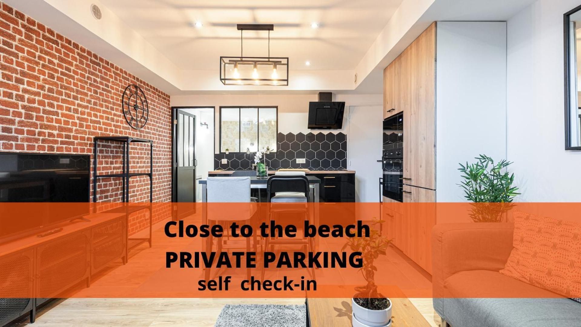 Loft Magnan - Parking - Ideal Couples -beach -tram & Supermarkets - New & Confort-ac Apartment *