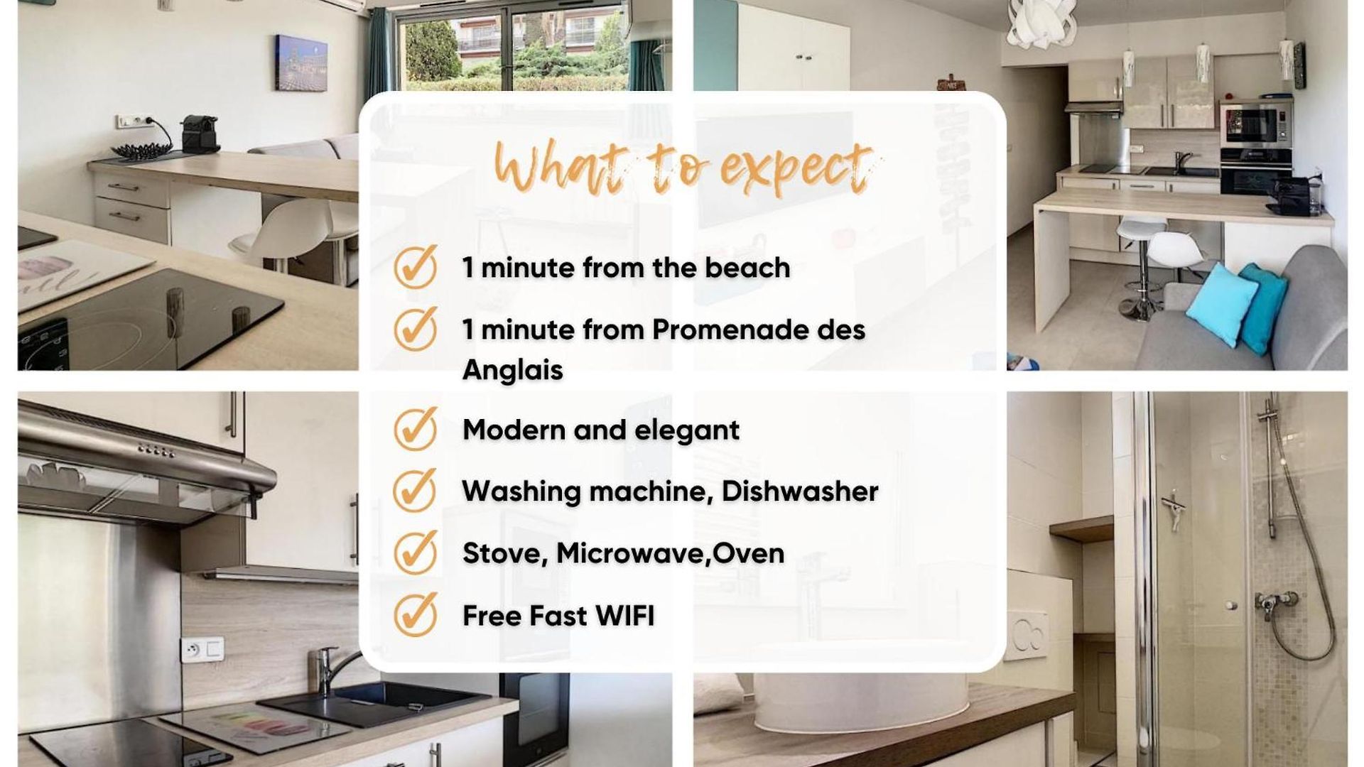 - 1 Minute De La Et De La Promenade Des Appartement *
