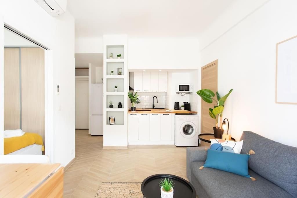 #10 2pièces Fricéro 3min To The Beach/balcon&ac Appartement *