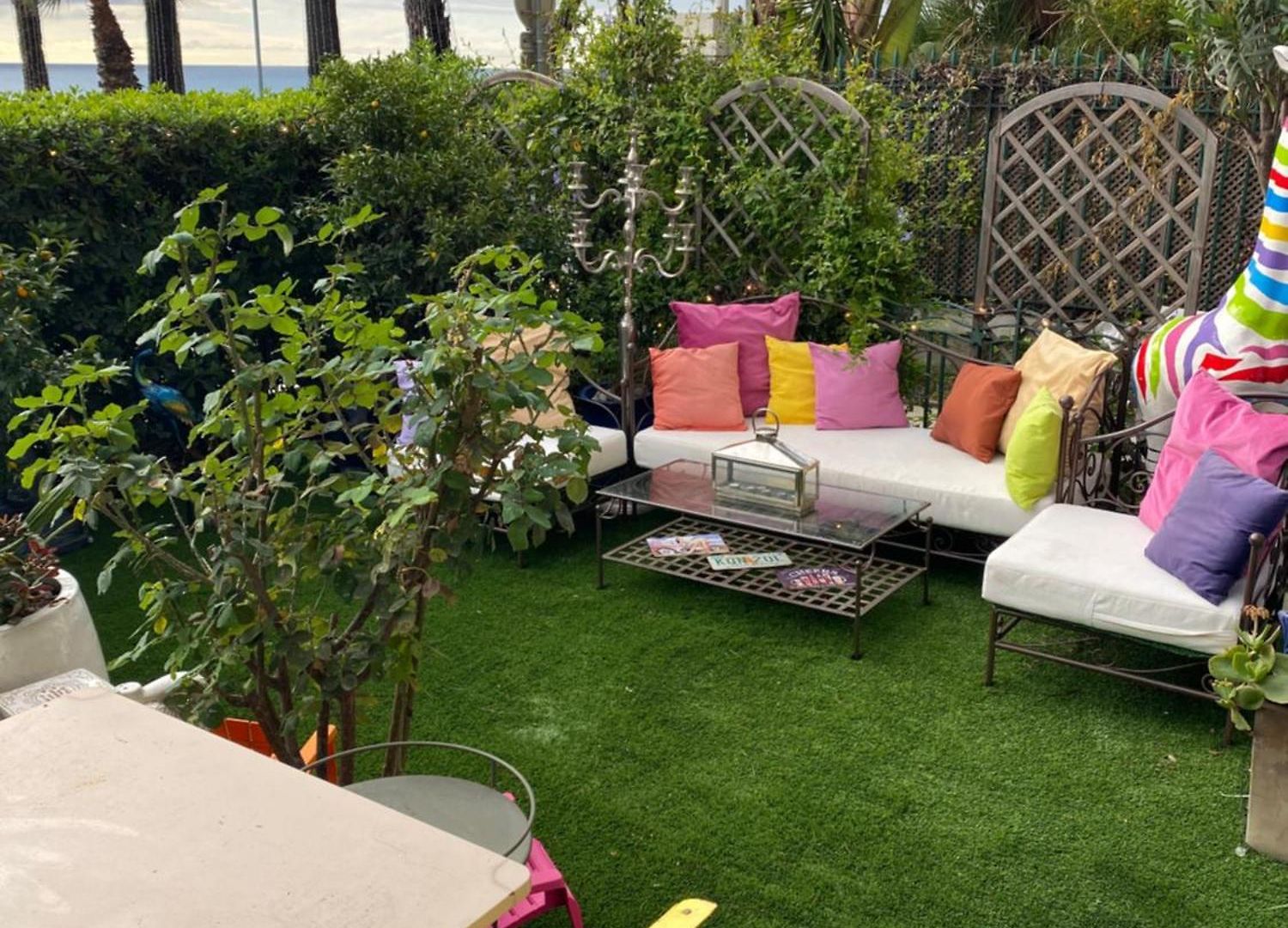 Promenade Des Center Sea And Front Design Flat With Private Garden
