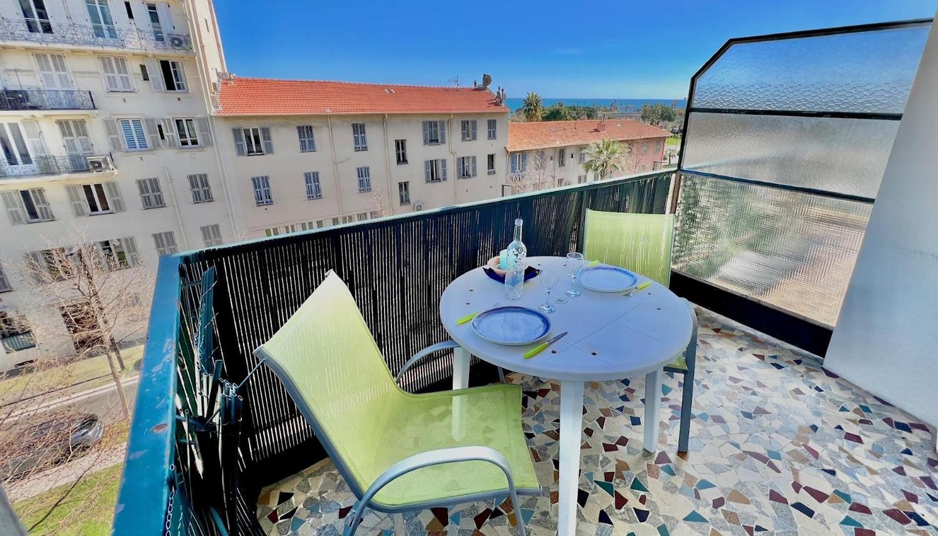 Apartment Riviera - Terrasse Des Bougainvillees - 100m Promenade Des Nice
