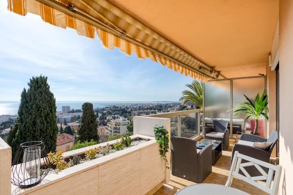 L11 Staywiz Us -claire Fontaine Sea View 2 Bdr Ac Parking Swiming Pool Appartement