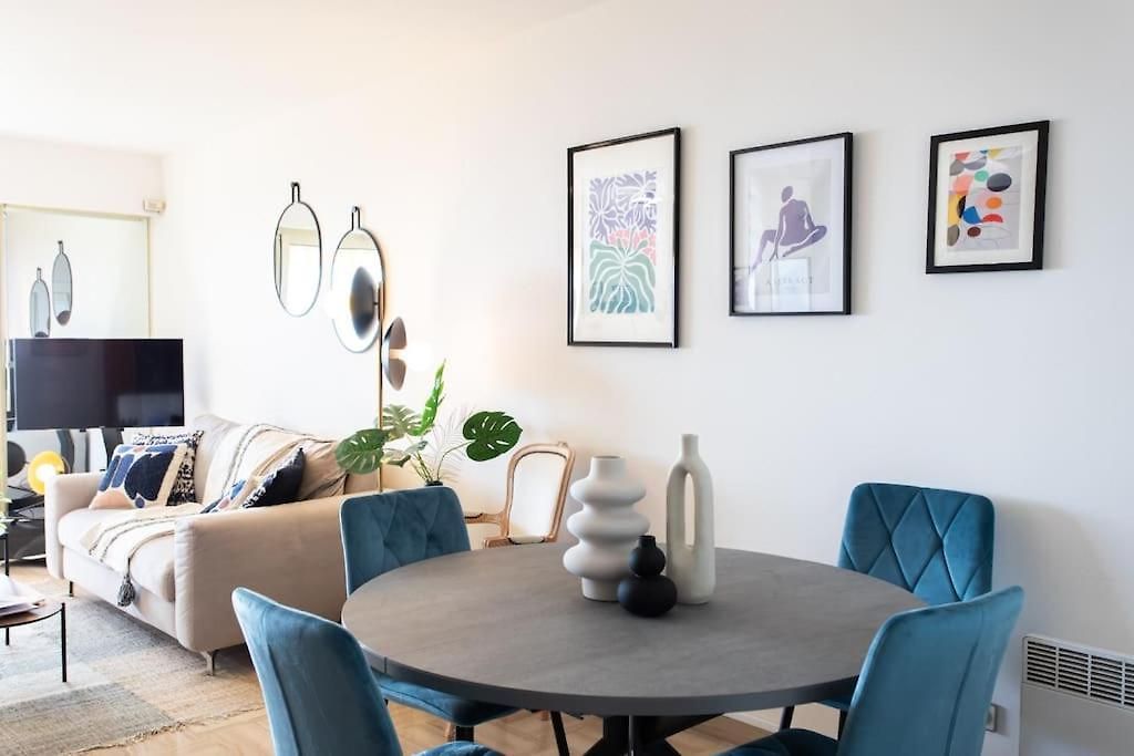 L11 Staywiz Us -claire Fontaine Sea View 2 Bdr Ac Parking Swiming Pool Appartement