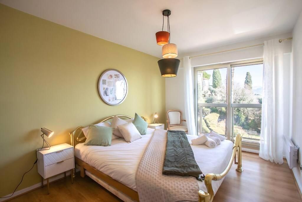 Appartement L11 Staywiz Us -claire Fontaine Sea View 2 Bdr Ac Parking Swiming Pool Nice