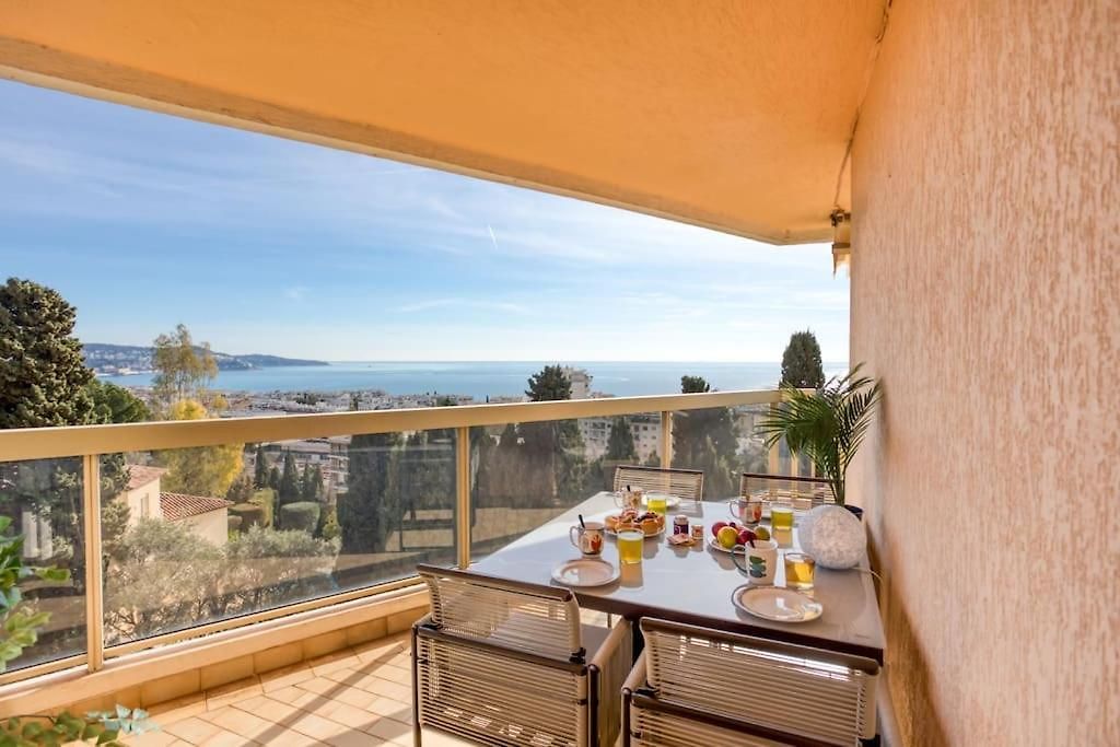 L11 Staywiz Us -claire Fontaine Sea View 2 Bdr Ac Parking Swiming Pool Appartement