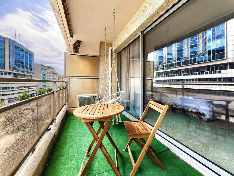 Appartement 1 Min To Bedroom Flat With 2 Ac And Parking In Summer Nice