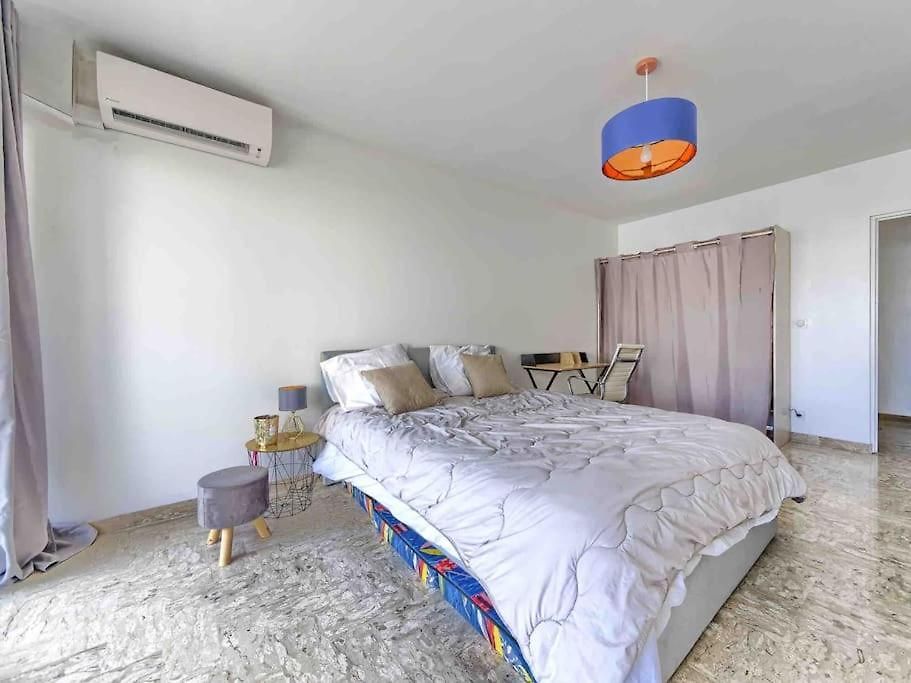 Appartement 1 Min To Bedroom Flat With 2 Ac And Parking In Summer Nice