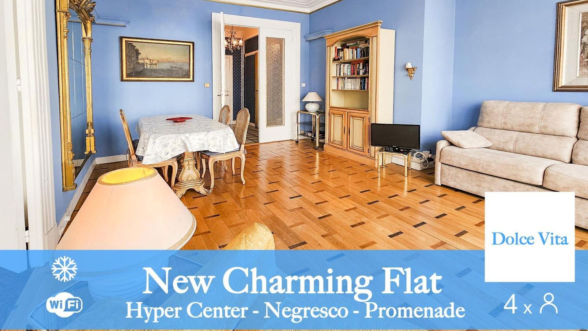 Vecchio Palais Mary Promenade 4 Pers Ac Wifi Appartement