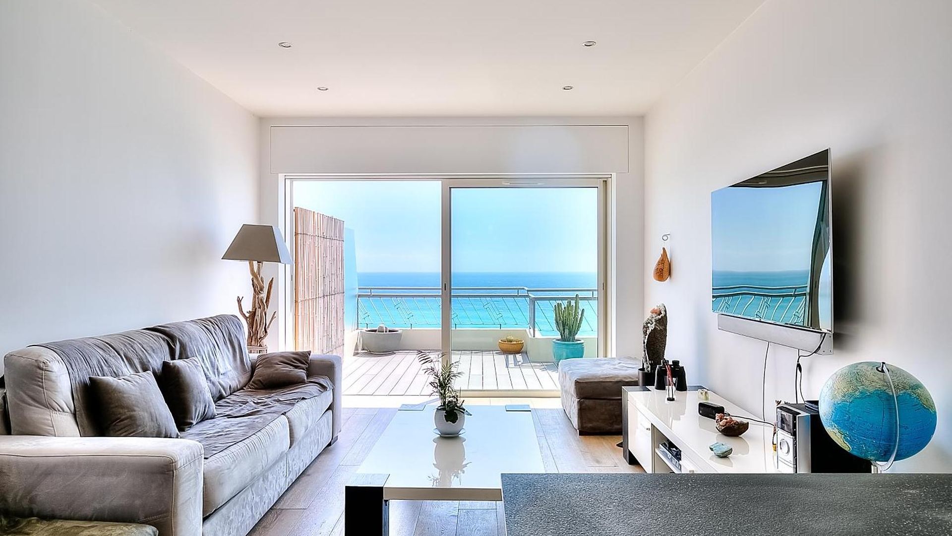 Le Florentina, Dernier étage Avec Terrasse, Vue Sur La Baie Des Anges Appartement Nice